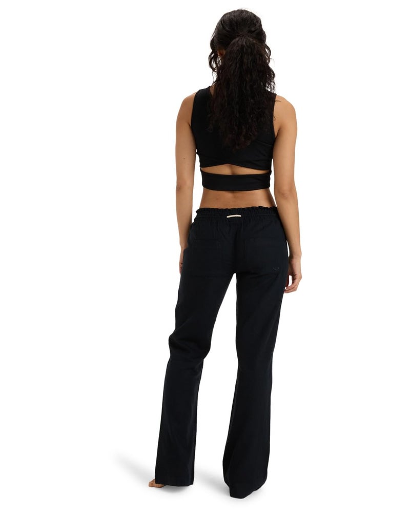 Roxy Women's Oceanside Pant, True Black Large - Image 2